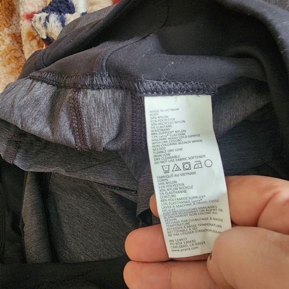 Prana summit joggers charcoal gray size xl athleisure outdoors active - Picture 4 of 13